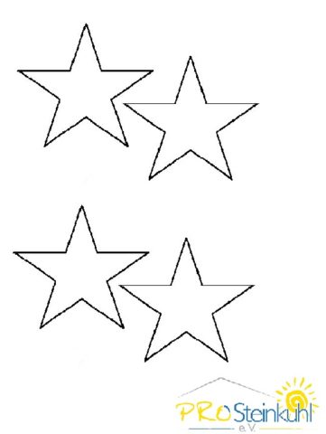 Vorlage Sterne